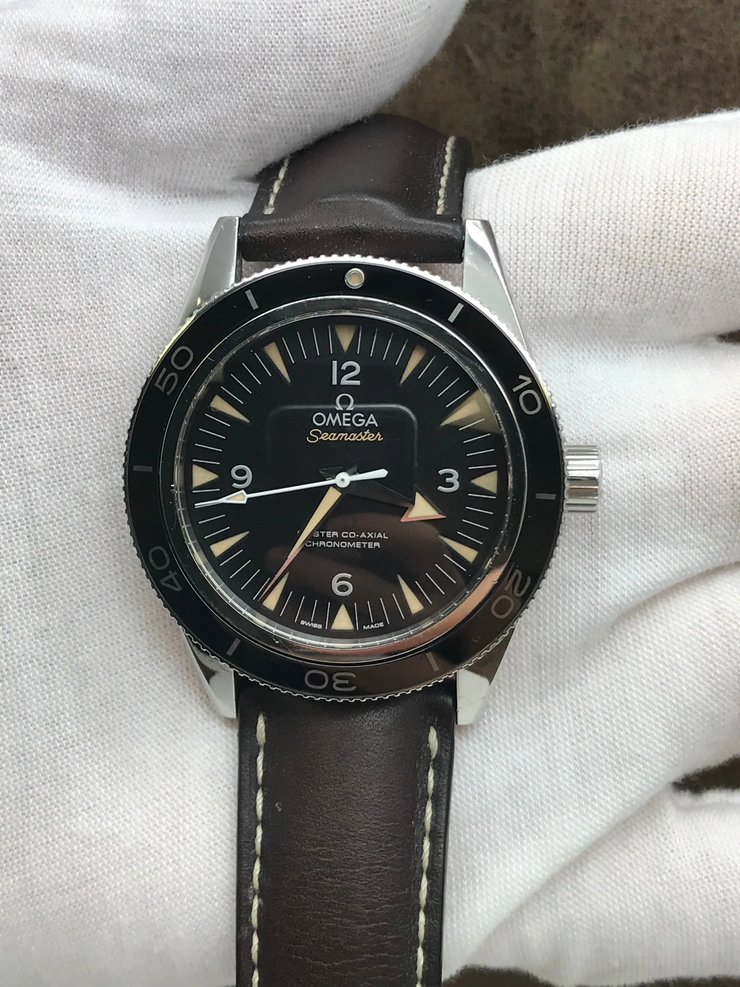 Omega Seamaster 300 Seamaster 233.32.41.21.01.002 Black Dial Automatic Men's Watch