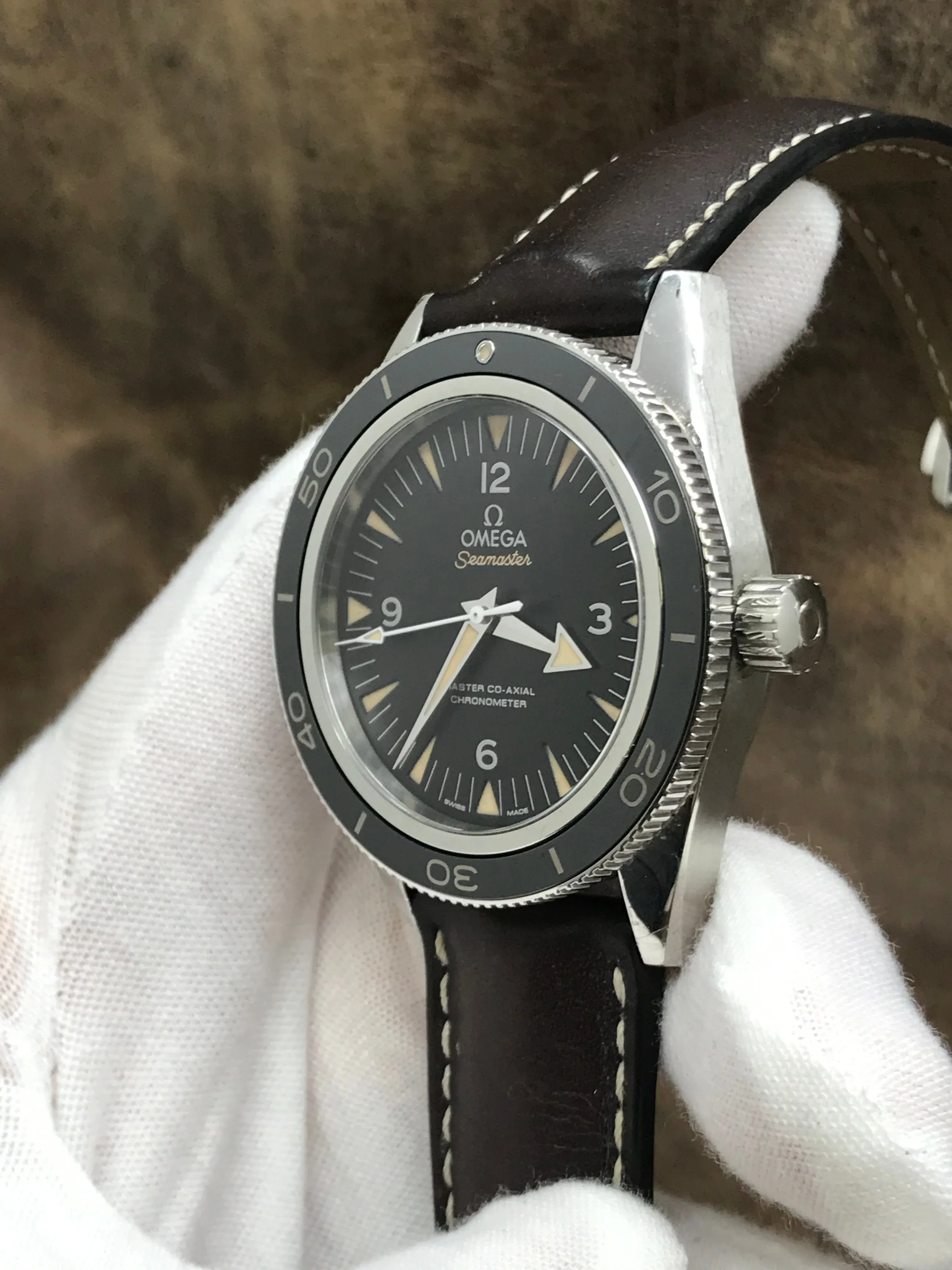 Omega Seamaster 300 Seamaster 233.32.41.21.01.002 Black Dial Automatic Men's Watch