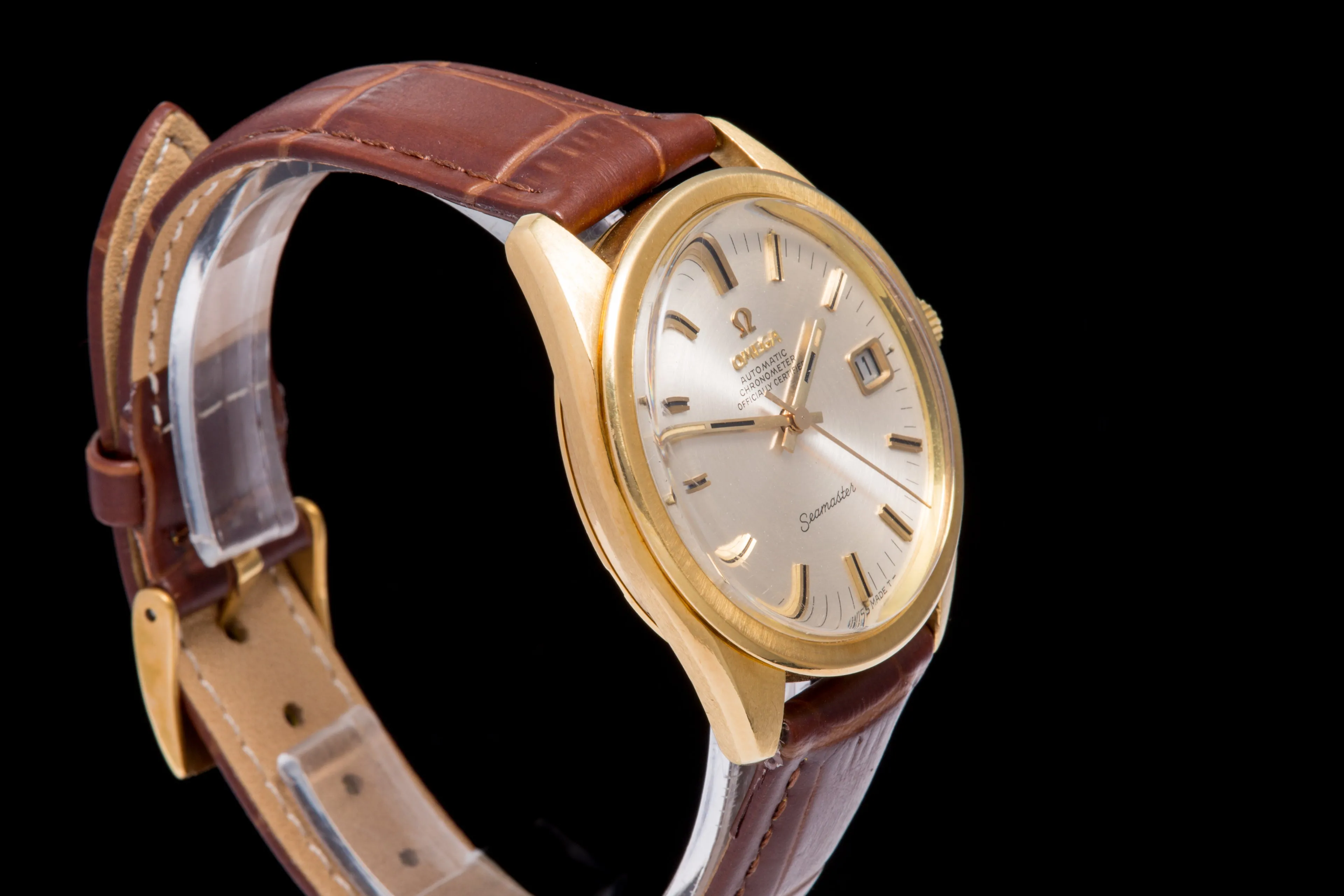 Omega Seamaster Chronometer 18ct gold jumbo