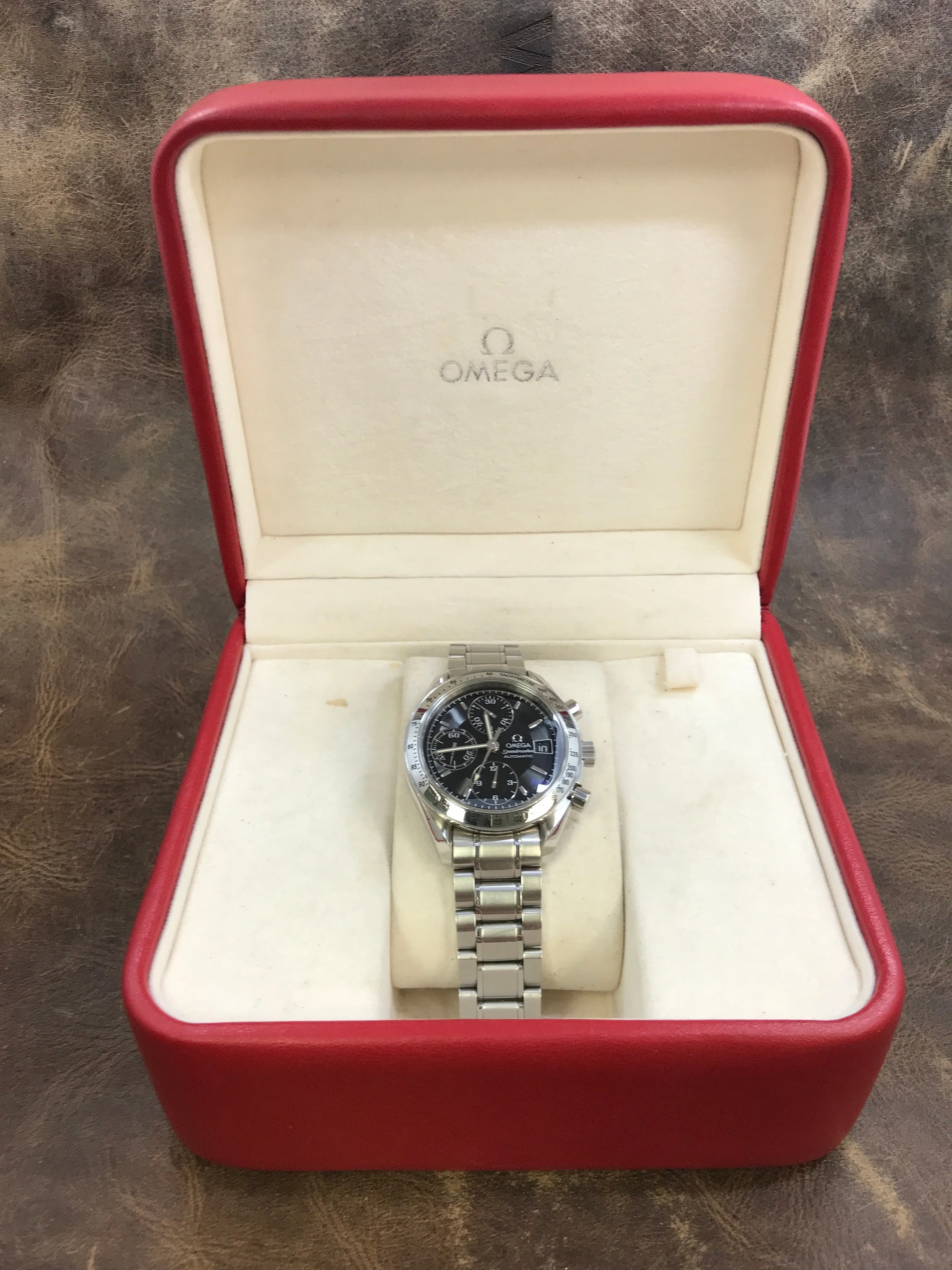 Omega Speedmaster Date 3513.50.00 Black Dial Automatic Men's Watch
