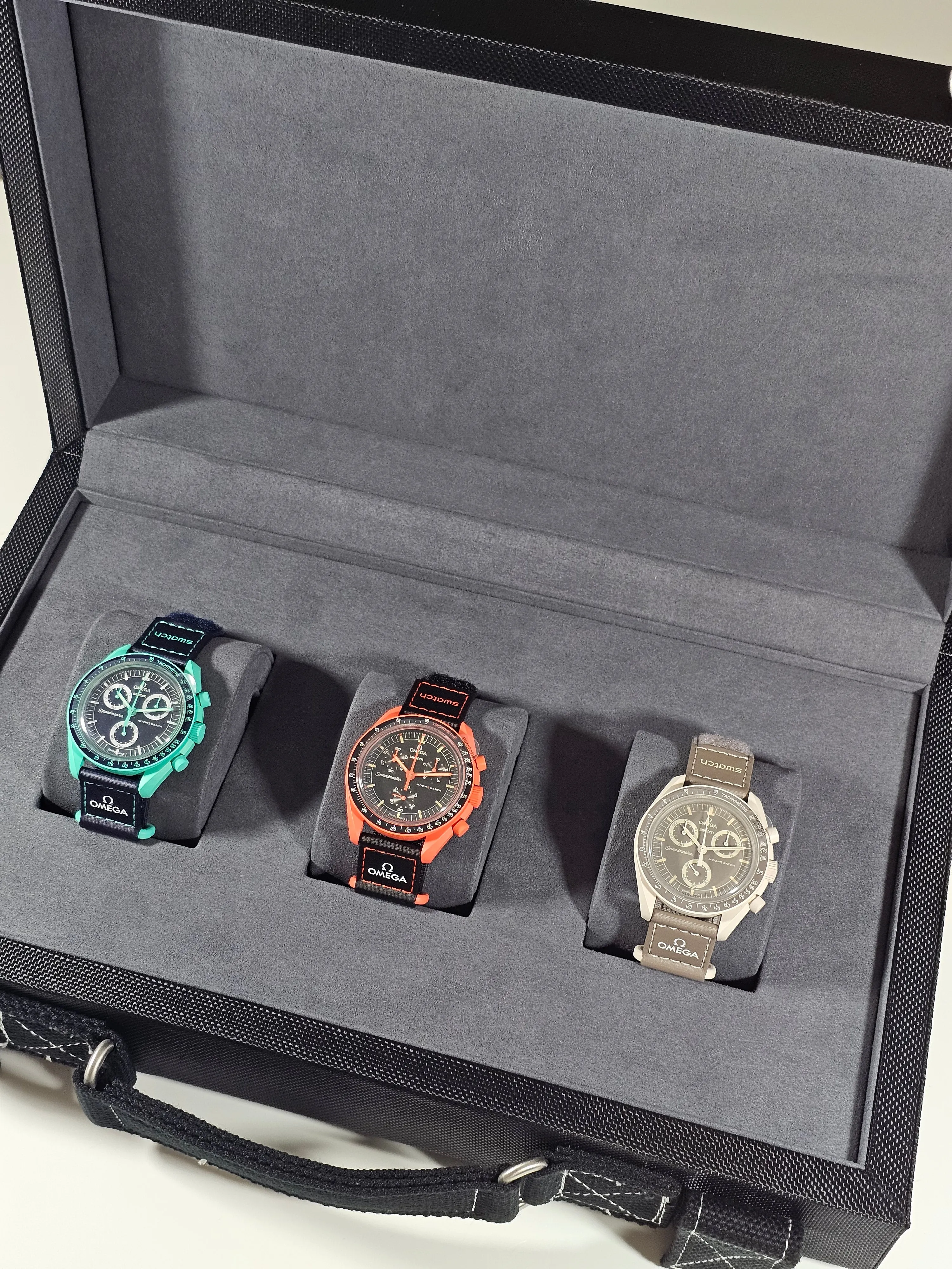 Omega X Swatch MoonSwatch Flight Case: Black Case