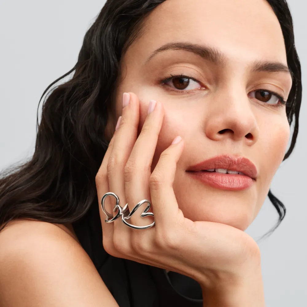 Organically Shaped Heart Ring