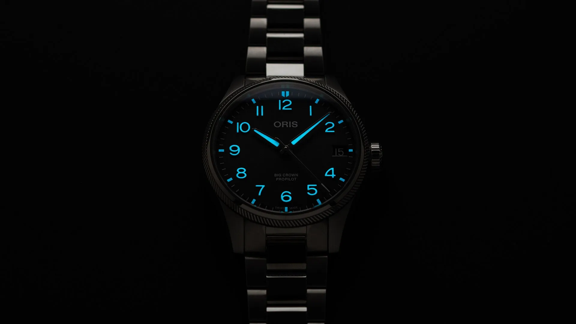 Oris Propilot Big Date 41mm Grey on Bracelet
