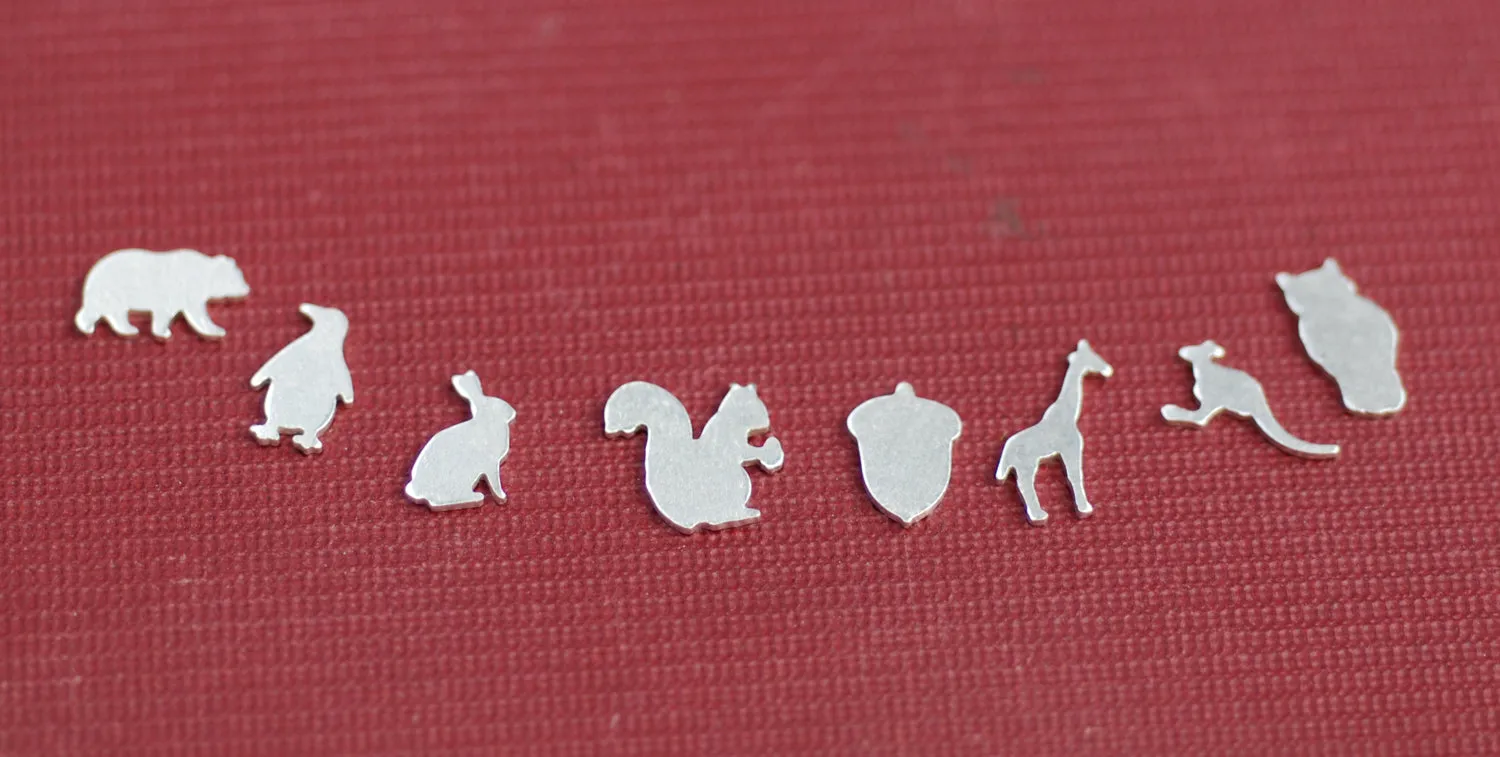 Our Most Tiny Metal Blanks - Kangaroo Shaped Mini Blank