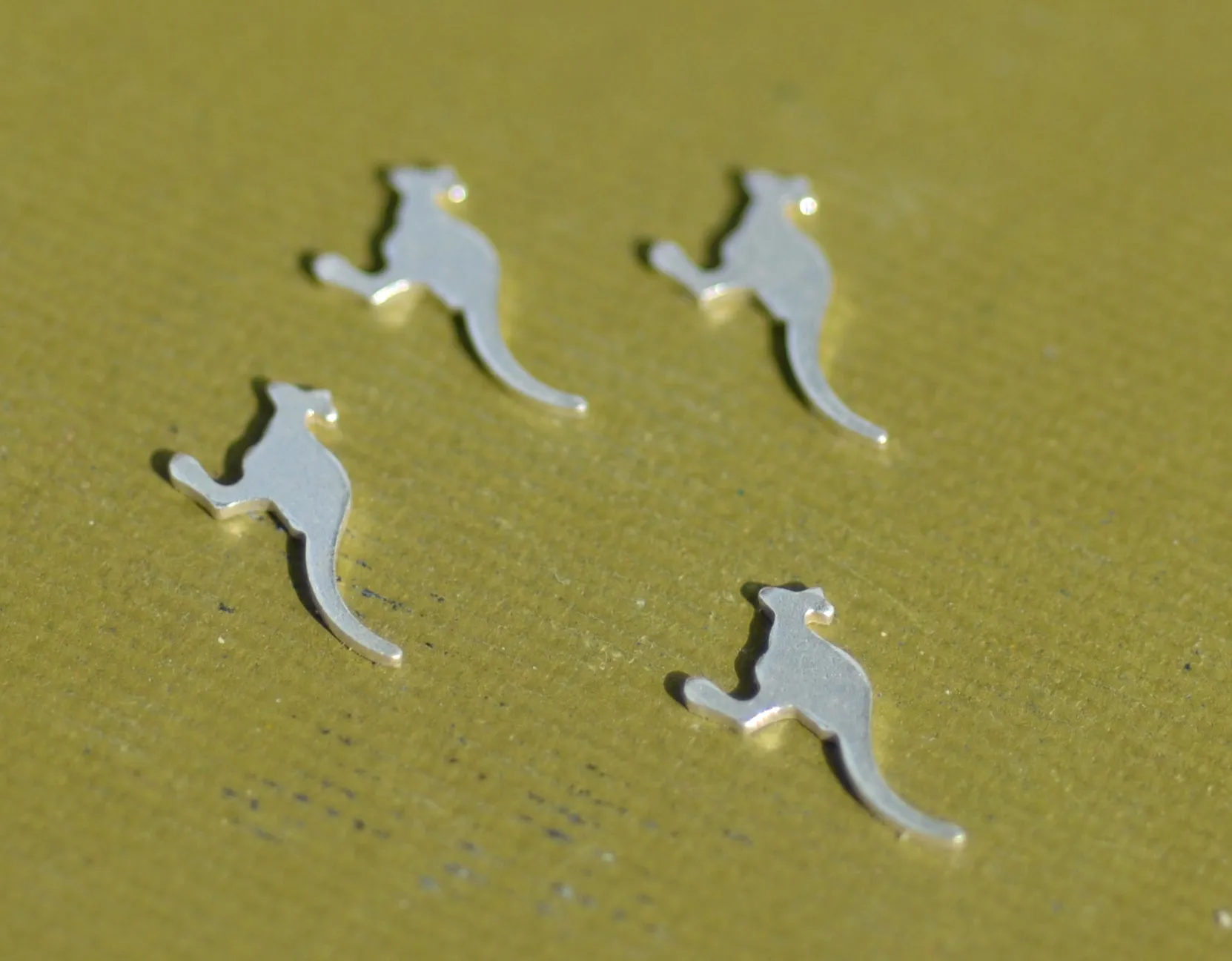 Our Most Tiny Metal Blanks - Kangaroo Shaped Mini Blank
