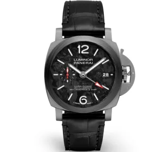 Panerai Luminor Luna Rossa GMT – 42mm – PAM01096 – Titanium Carbotech – Unworn – Full Set