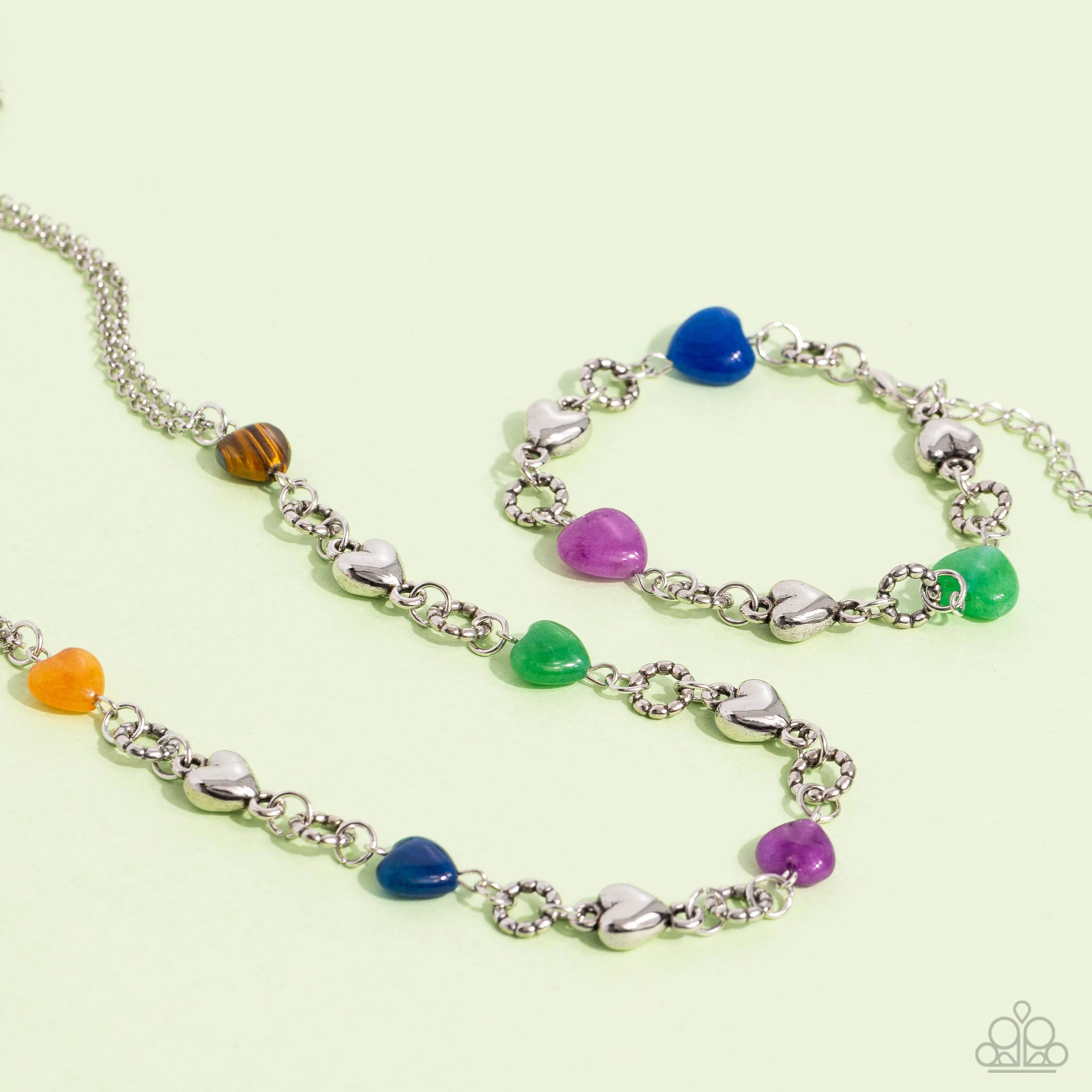Paparazzi I Can Feel Your Heartbeat - Multi Bracelet