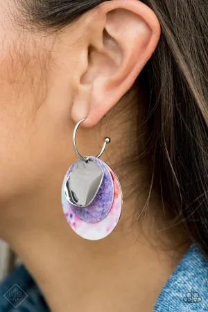 Paparazzi Ride or TIE DYE - Multi Earrings