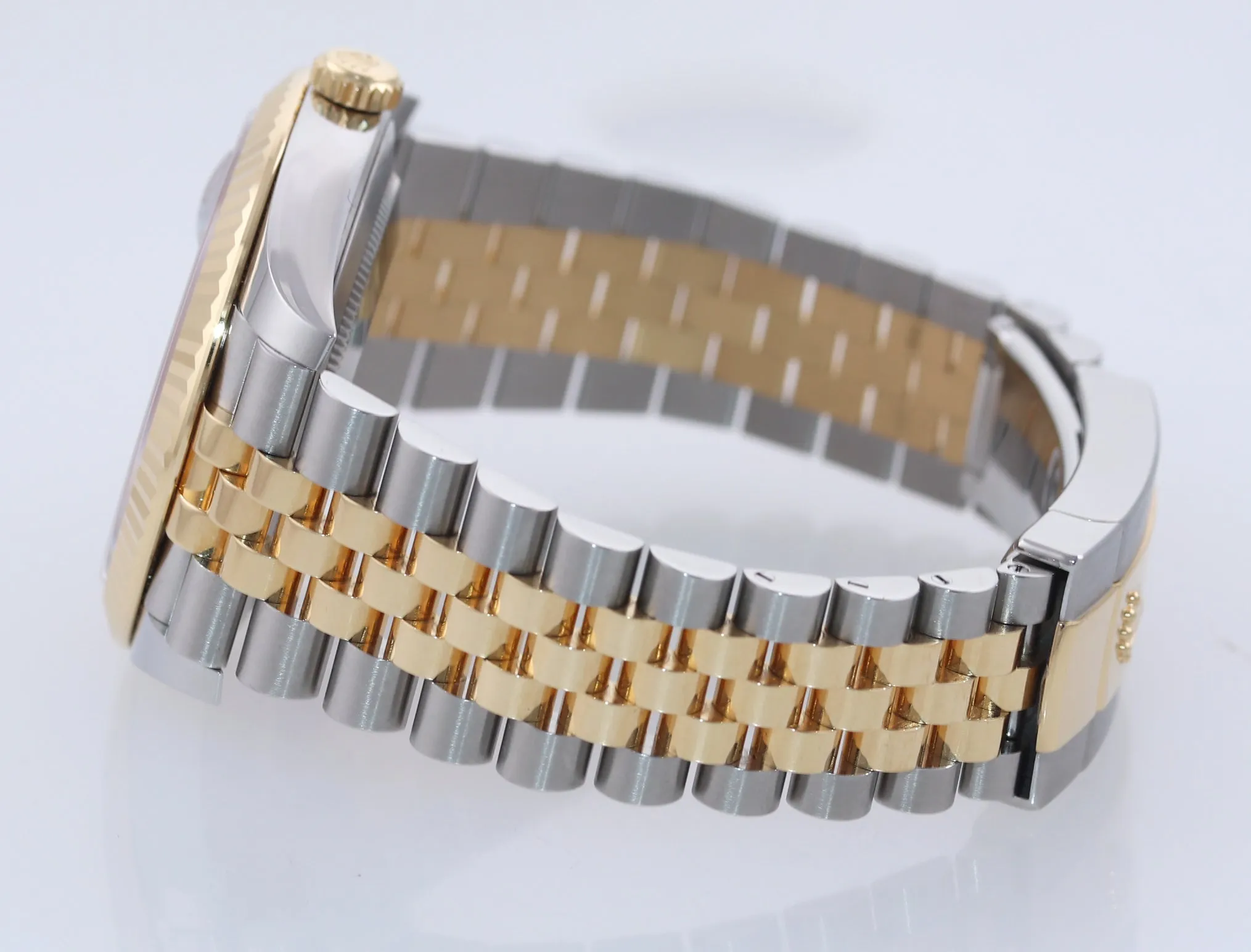 PAPERS NEW 2020 Rolex DateJust 41 126333 Two Tone Gold Wimbledon Grey Watch Box