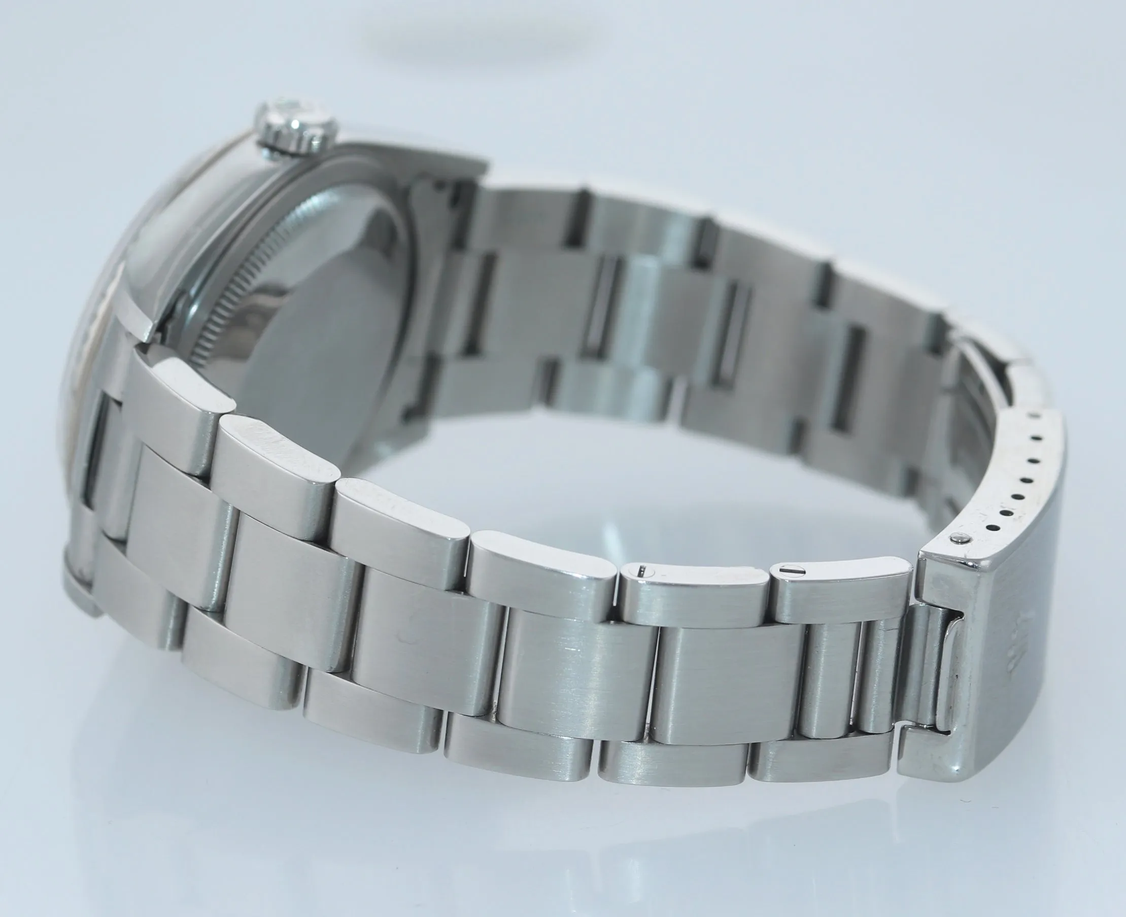 PAPERS Rolex DateJust 36mm 16234 Steel Silver Stick Oyster 18k Fluted Watch Box
