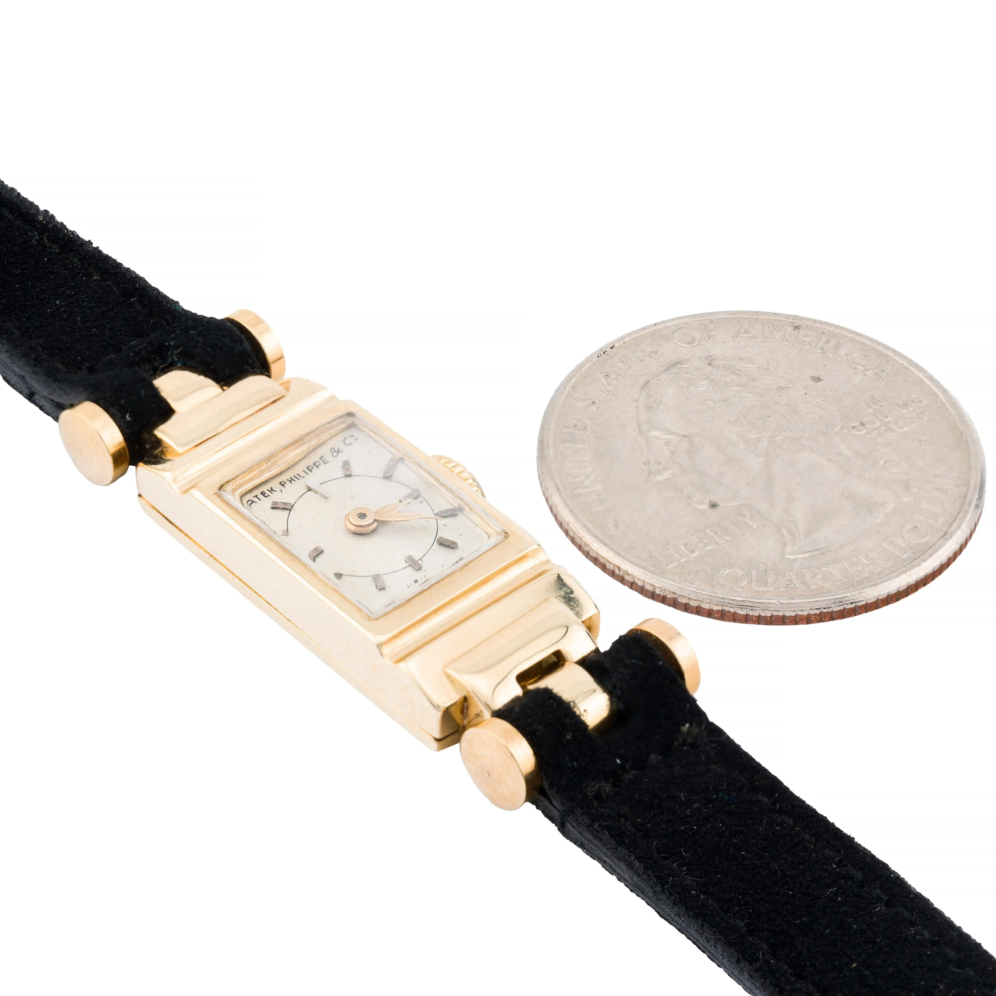Patek Philippe Art Deco Articularted Elongated 18 Karat Yellow Gold Ladies Watch