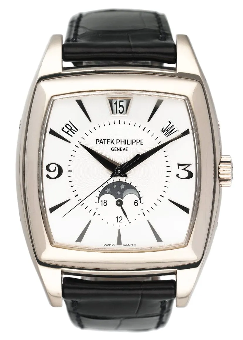 Patek Philippe Gondolo Calendario 5135G Silver Dial Mens Watch