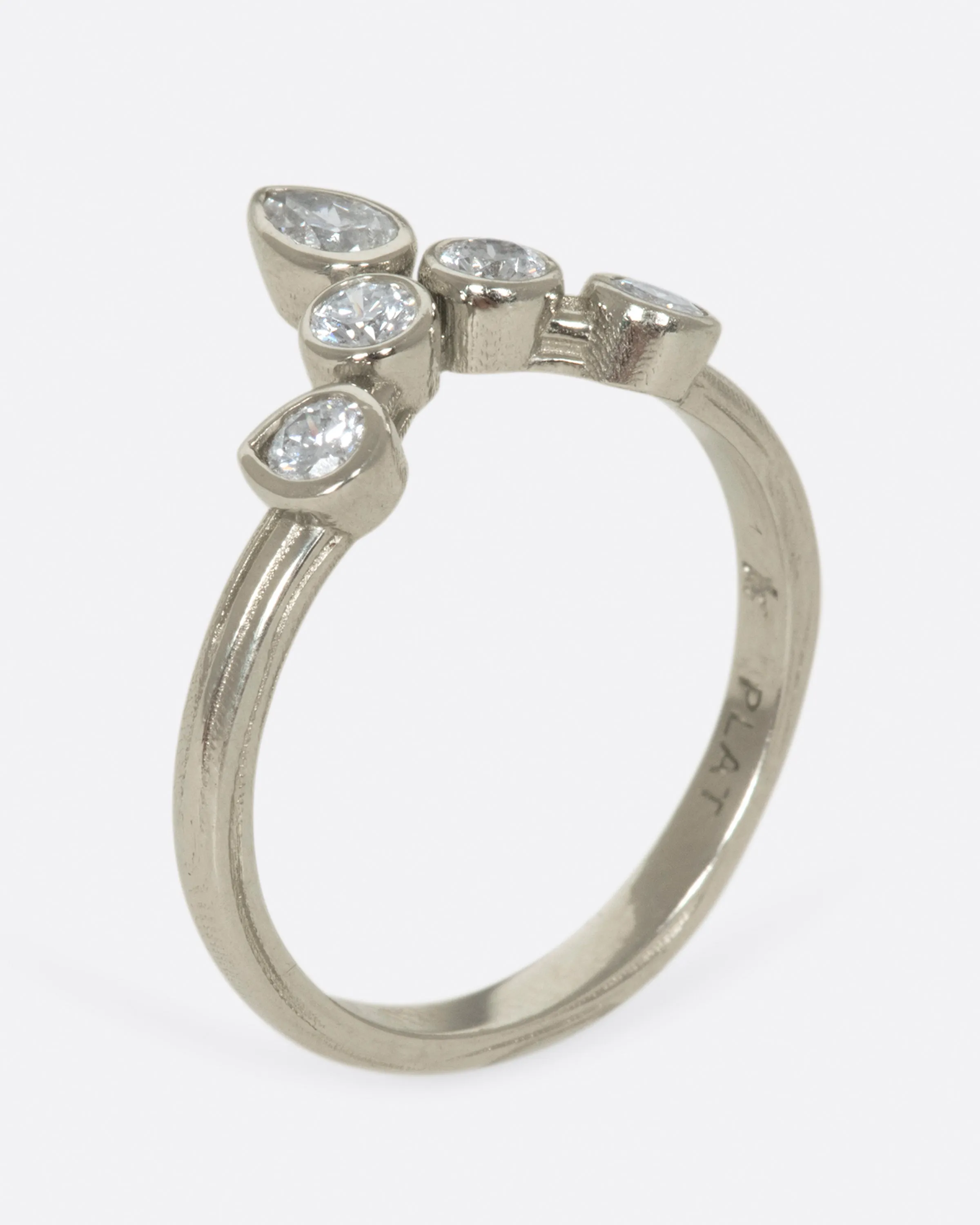 Platinum Invincible Tiara Ring