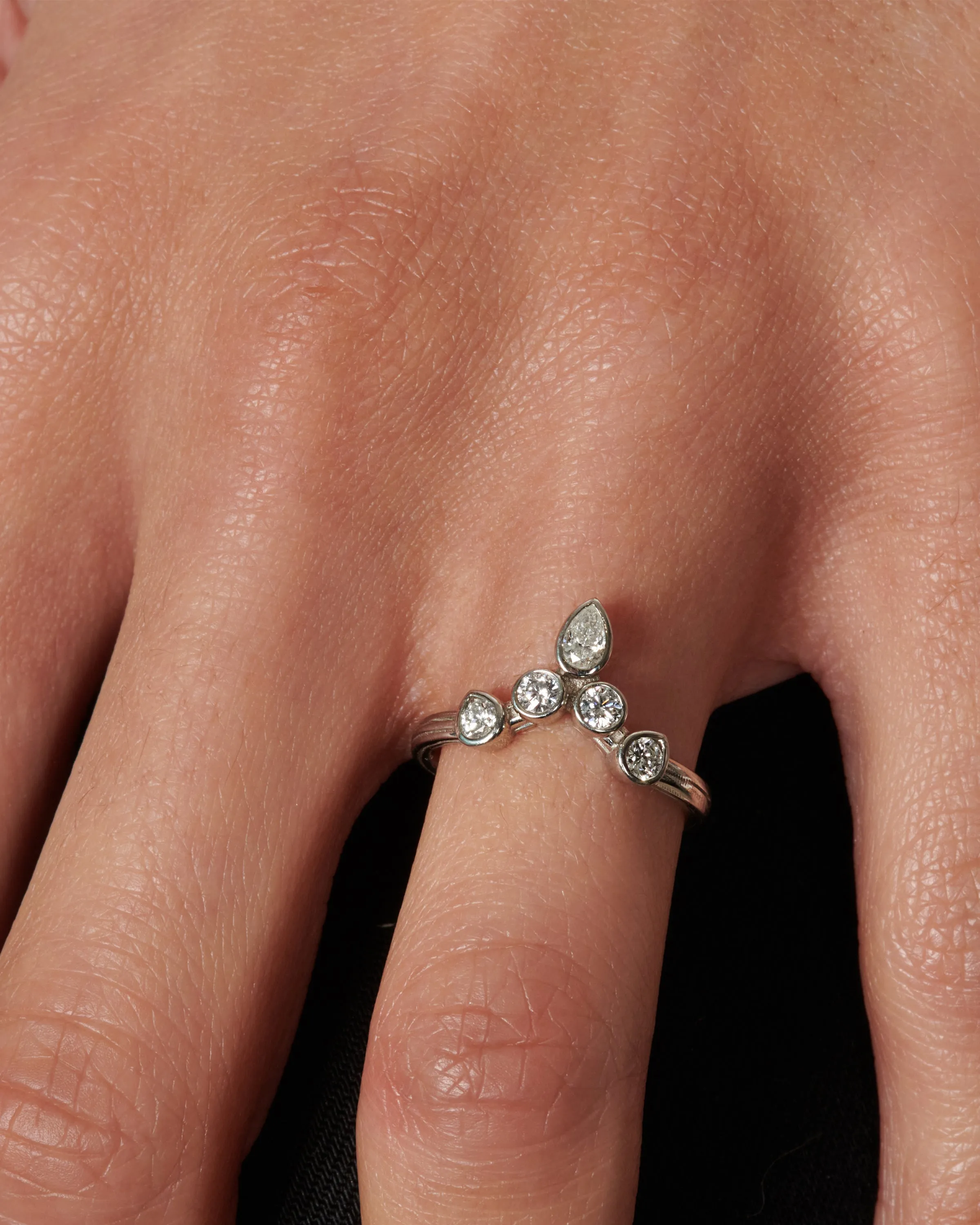 Platinum Invincible Tiara Ring