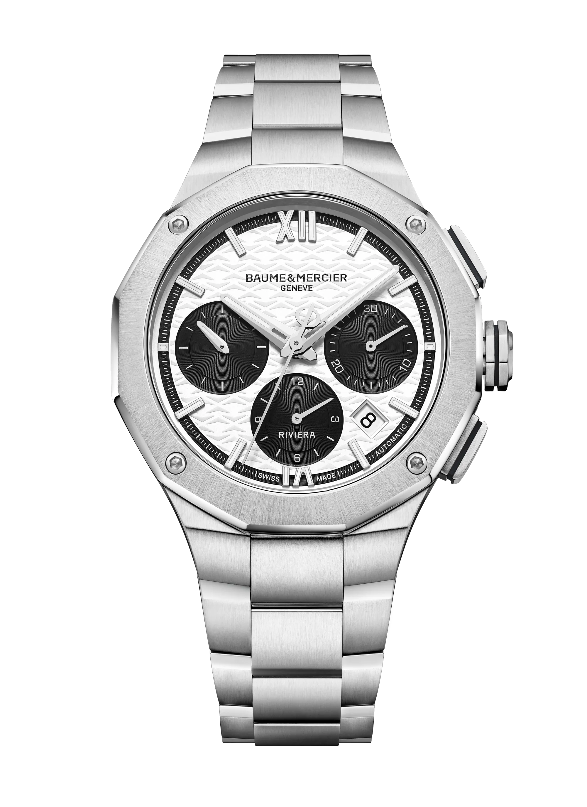 Pre order Baume & Mercier Riviera Auto Chronograph 41mm 10827 Panda Dial