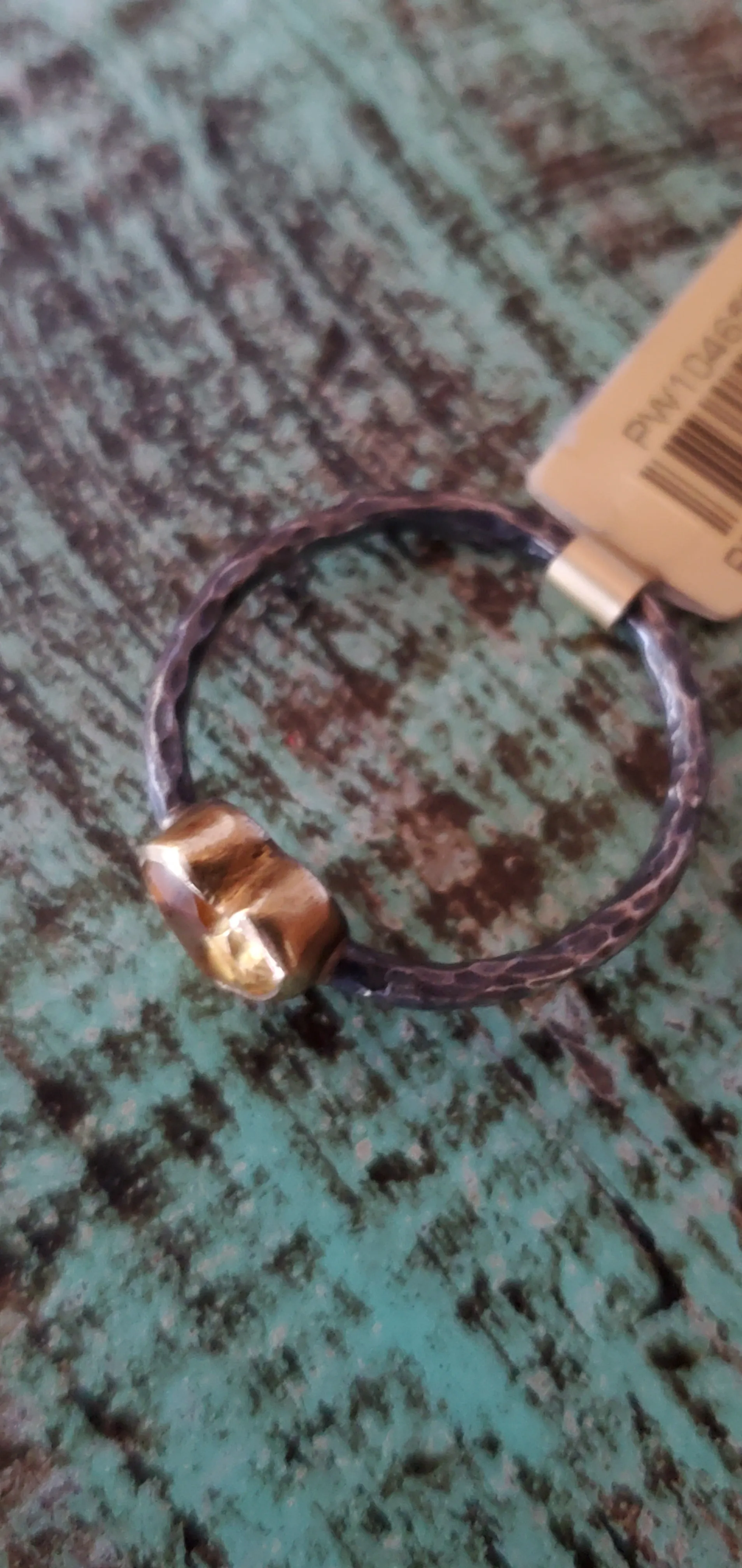 Prehistoric Works Heart Shaped Citrine Ring