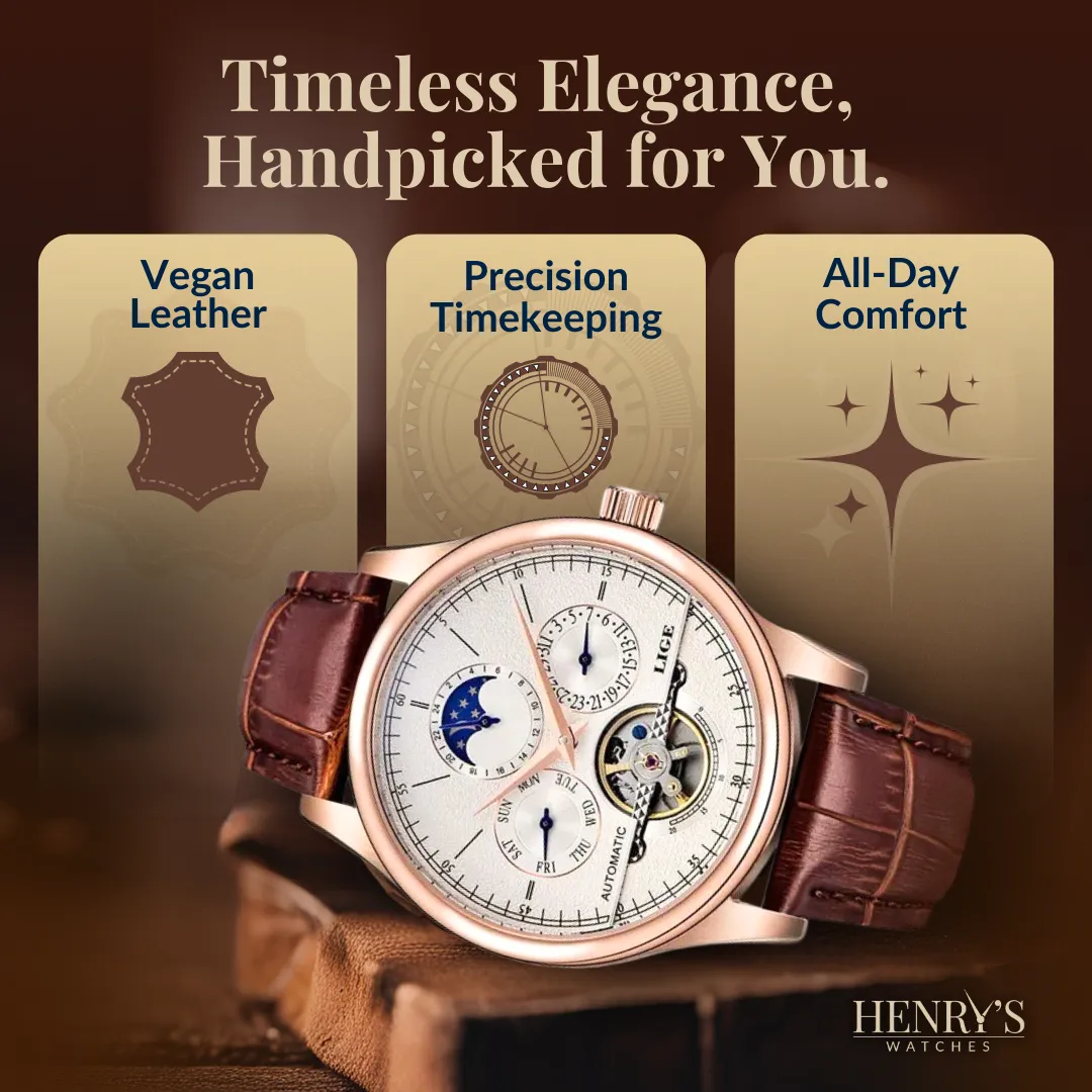 PREMIUM AUTOMATIC MECHANICAL WATCH | Timeless elegance guaranteed