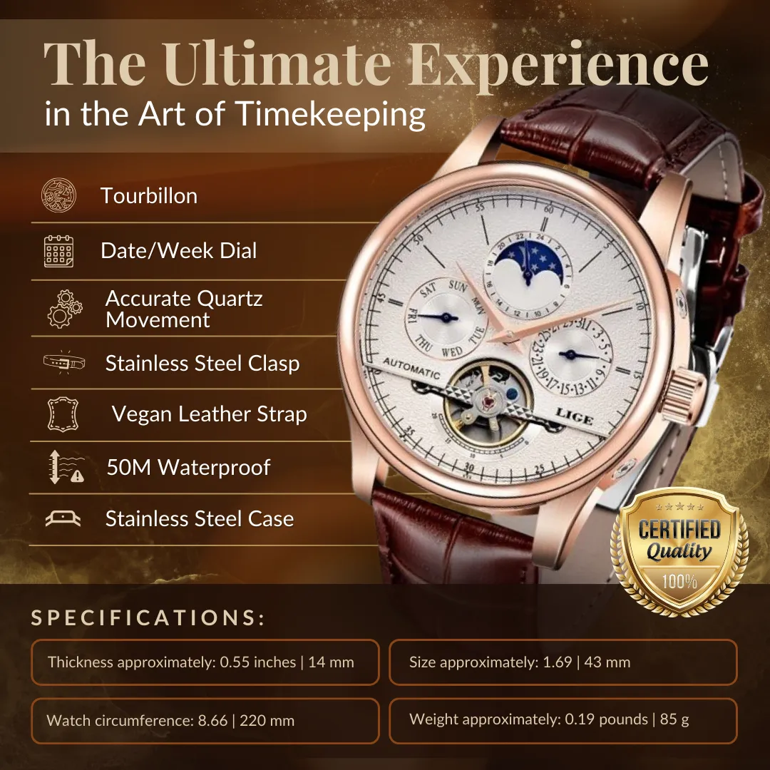 PREMIUM AUTOMATIC MECHANICAL WATCH | Timeless elegance guaranteed