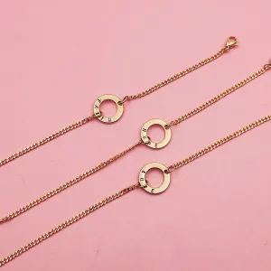 PRE_ORDER Custom Mantra Ring Bracelet (8 characters)