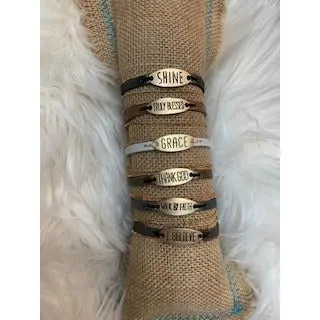 Puma Singles Matte Gold Bracelet