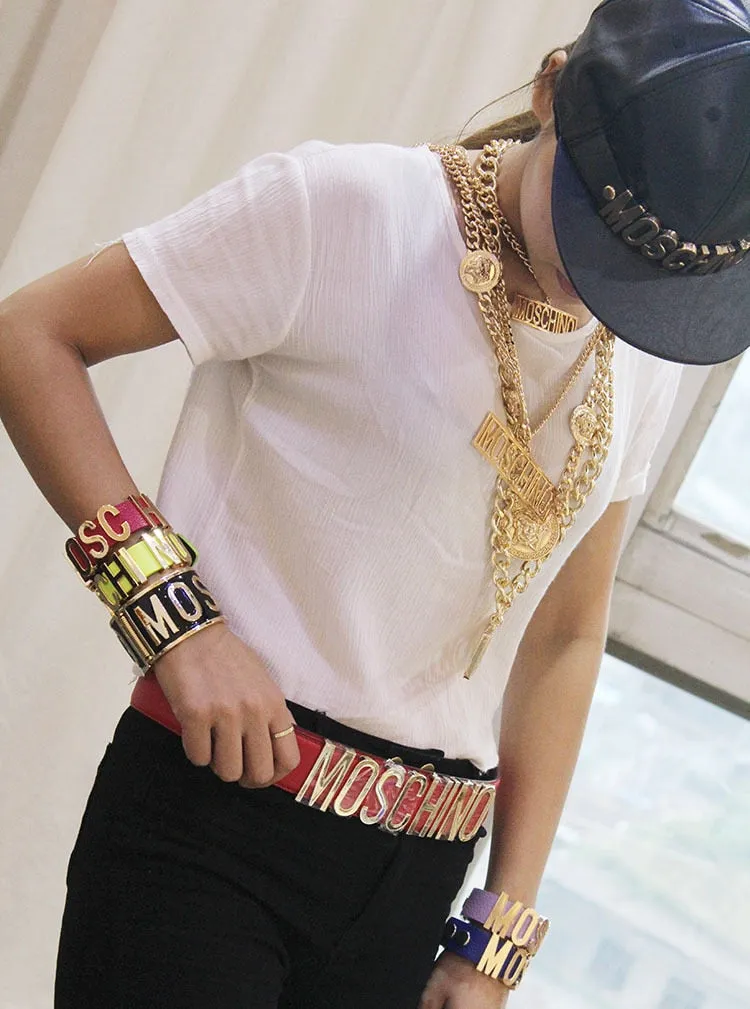 Punk Metal MOSHINO Bracelet 6 Colors