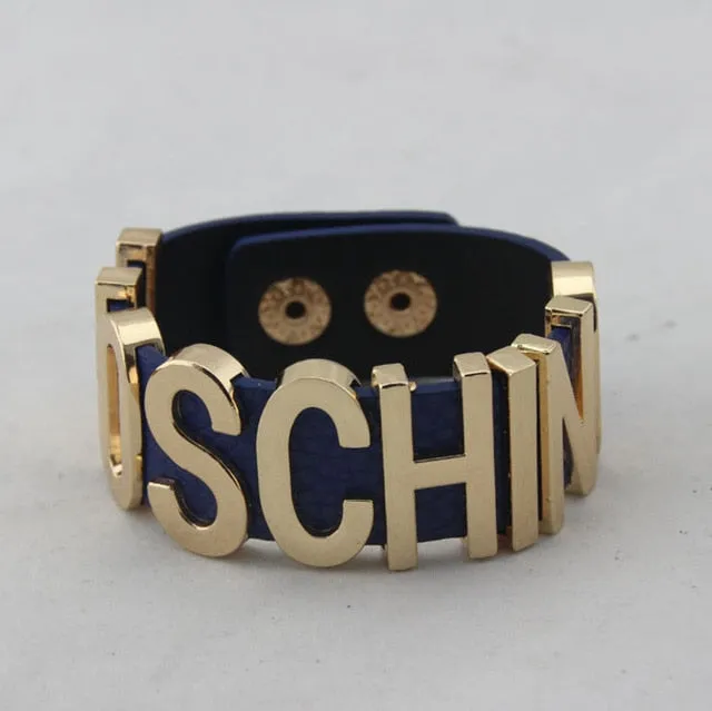 Punk Metal MOSHINO Bracelet 6 Colors