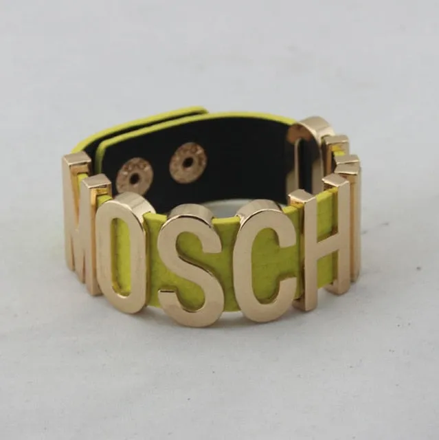 Punk Metal MOSHINO Bracelet 6 Colors