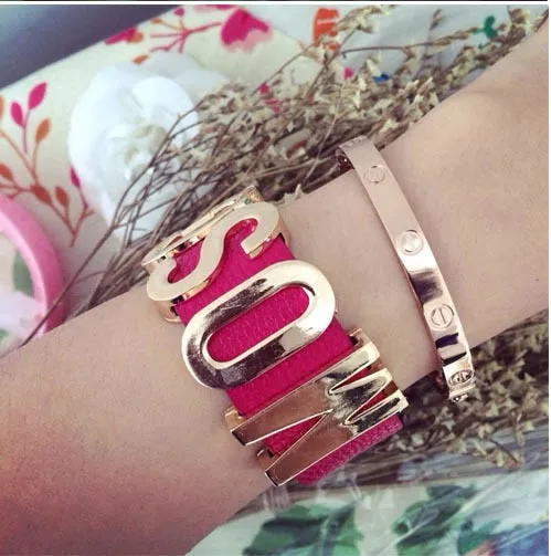 Punk Metal MOSHINO Bracelet 6 Colors