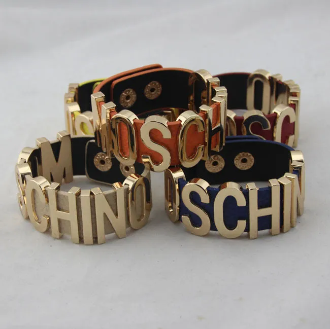 Punk Metal MOSHINO Bracelet 6 Colors