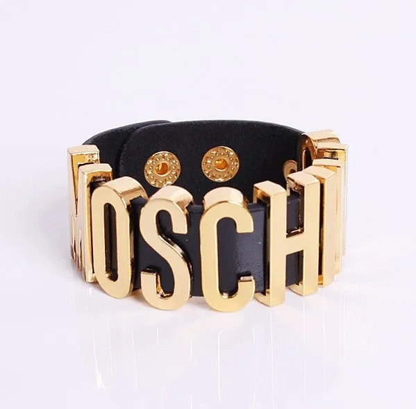 Punk Metal MOSHINO Bracelet 6 Colors