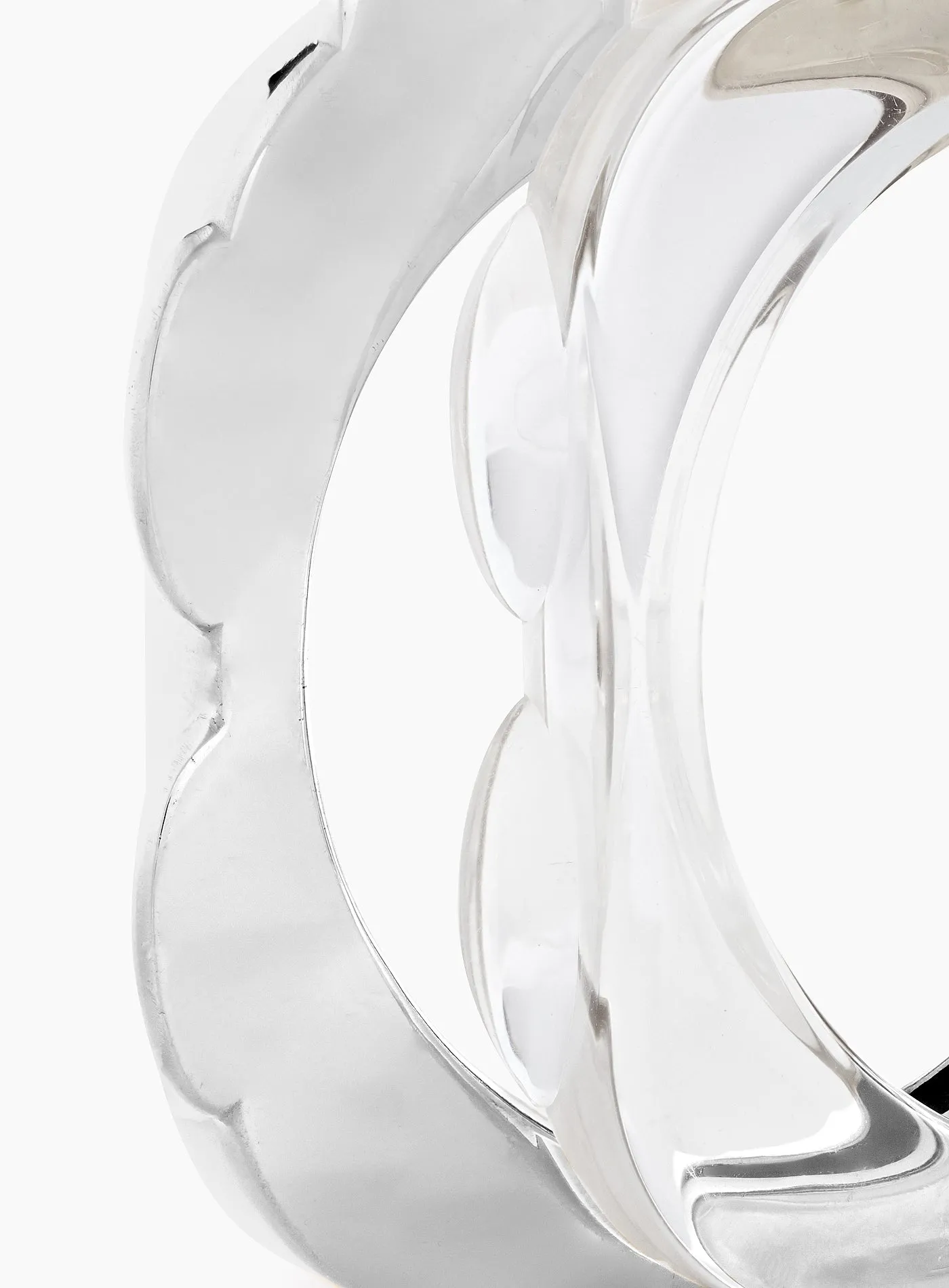 "Best Of Both Worlds" Silver Bangle