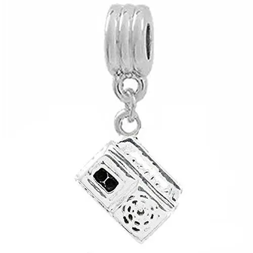 Radio European Bead Compatible for Most European Snake Chain Bracelet