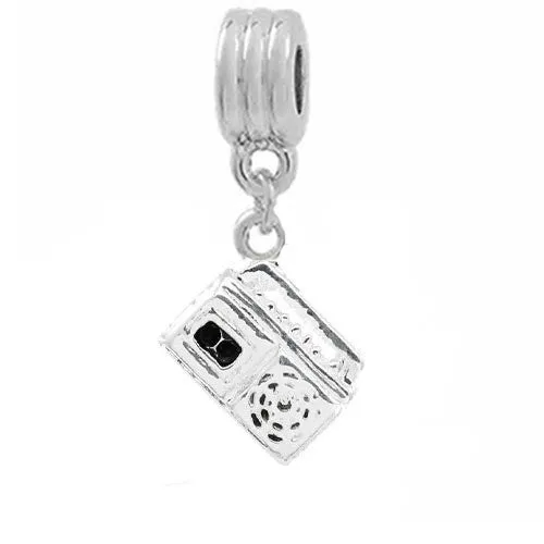 Radio European Bead Compatible for Most European Snake Chain Bracelet