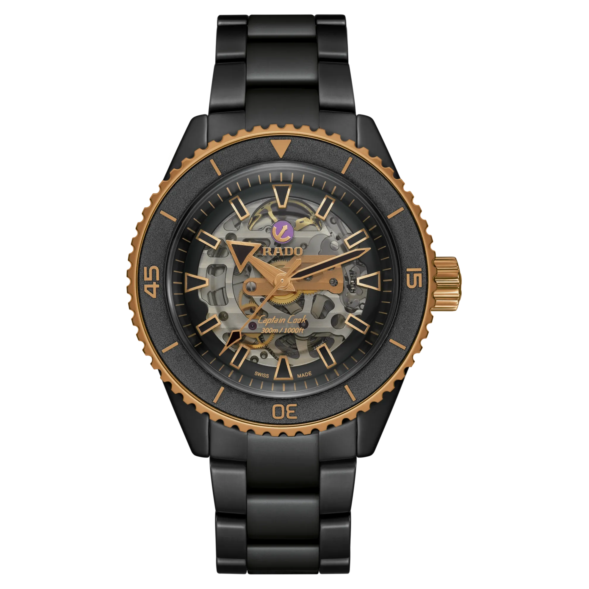 Rado Captain Cook High-Tech Ceramic Skeleton