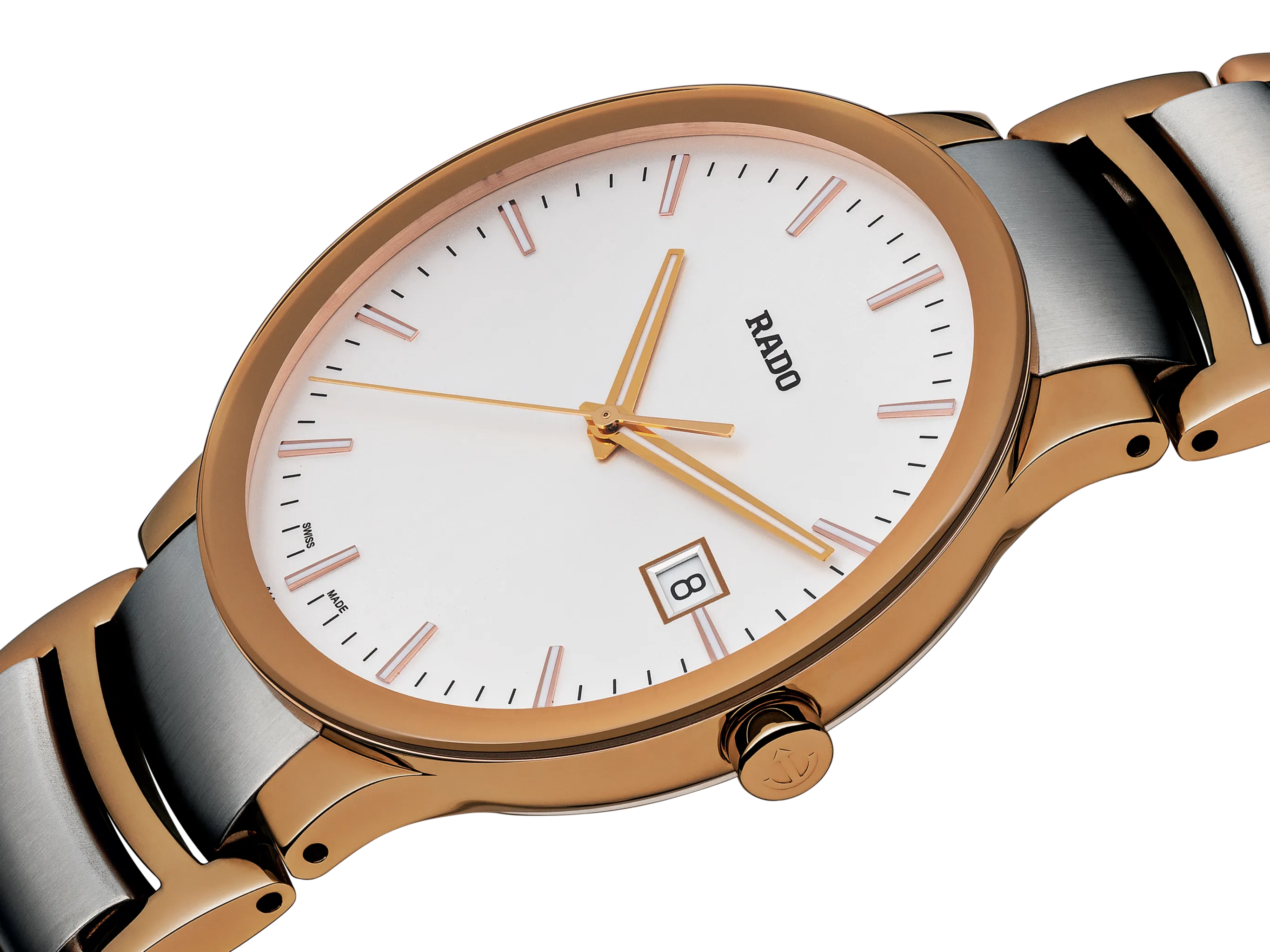 Rado Centrix White Dial Unisex 38mm