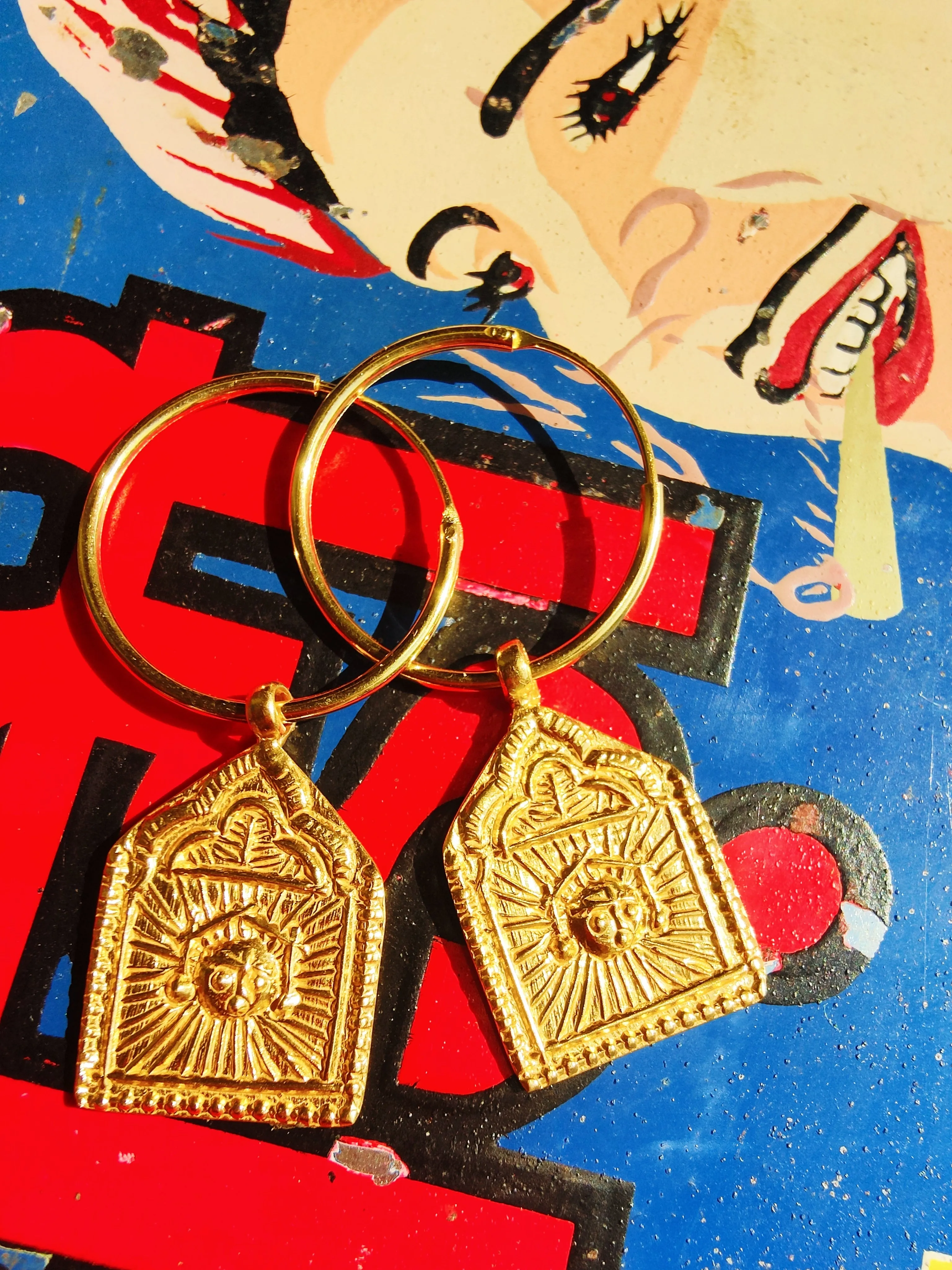Rajasthani goddess hoops
