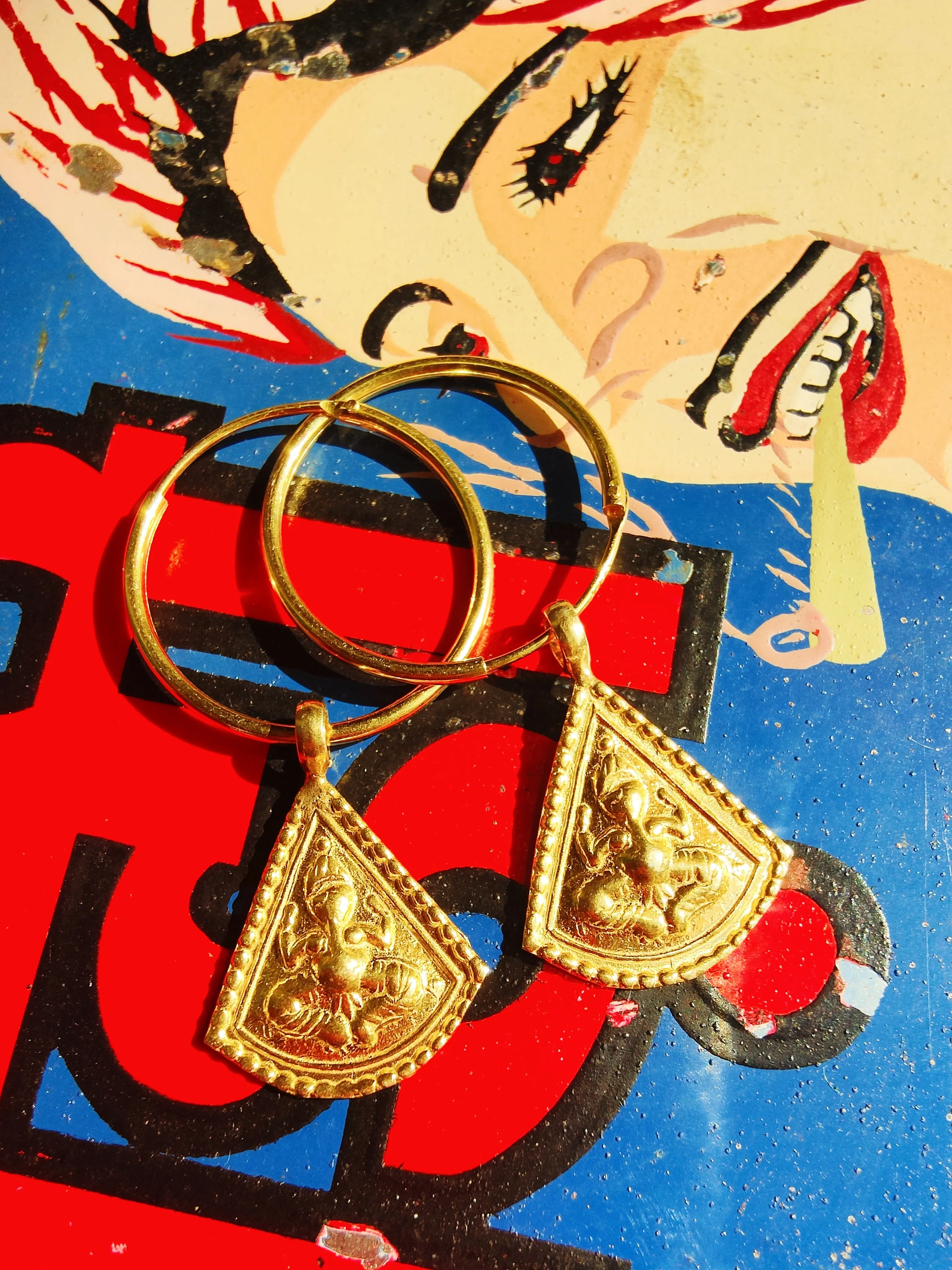 Rajasthani goddess hoops