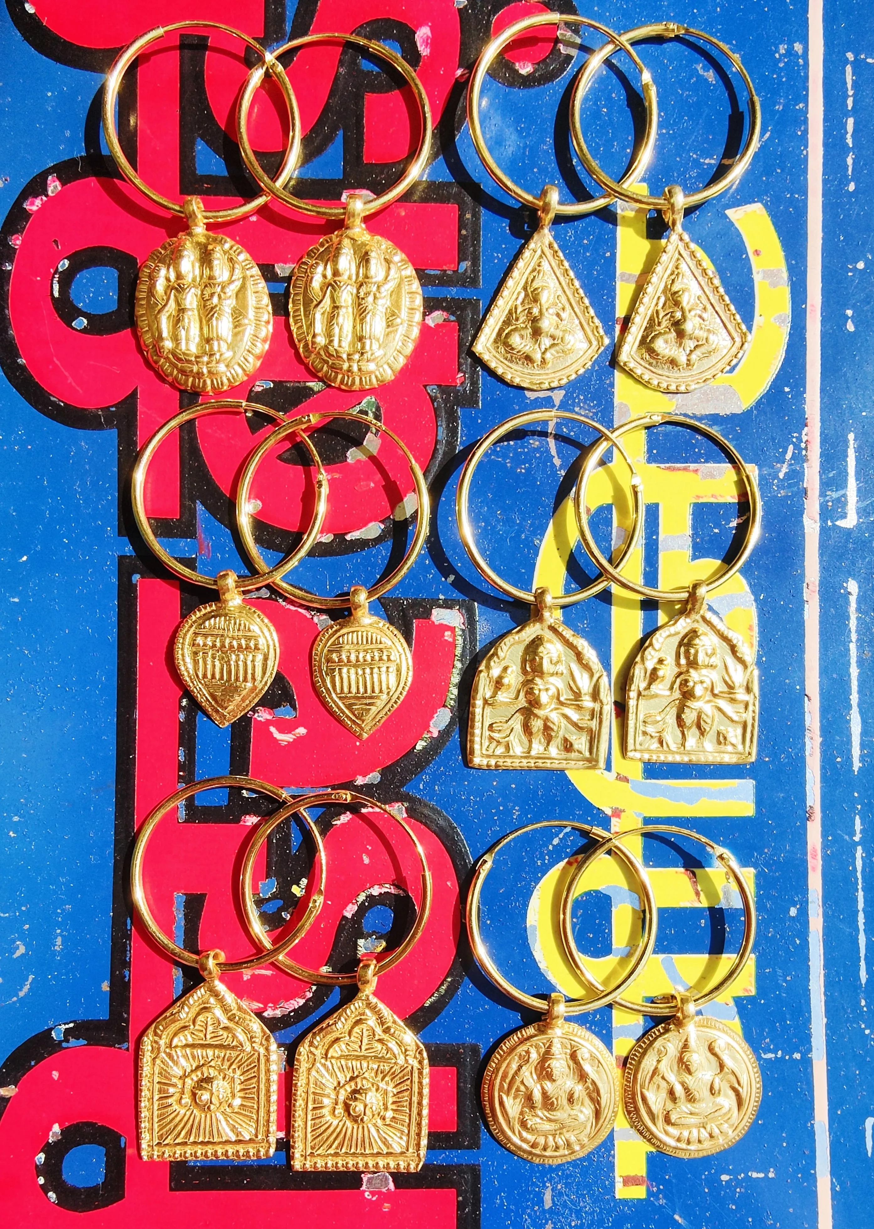 Rajasthani goddess hoops