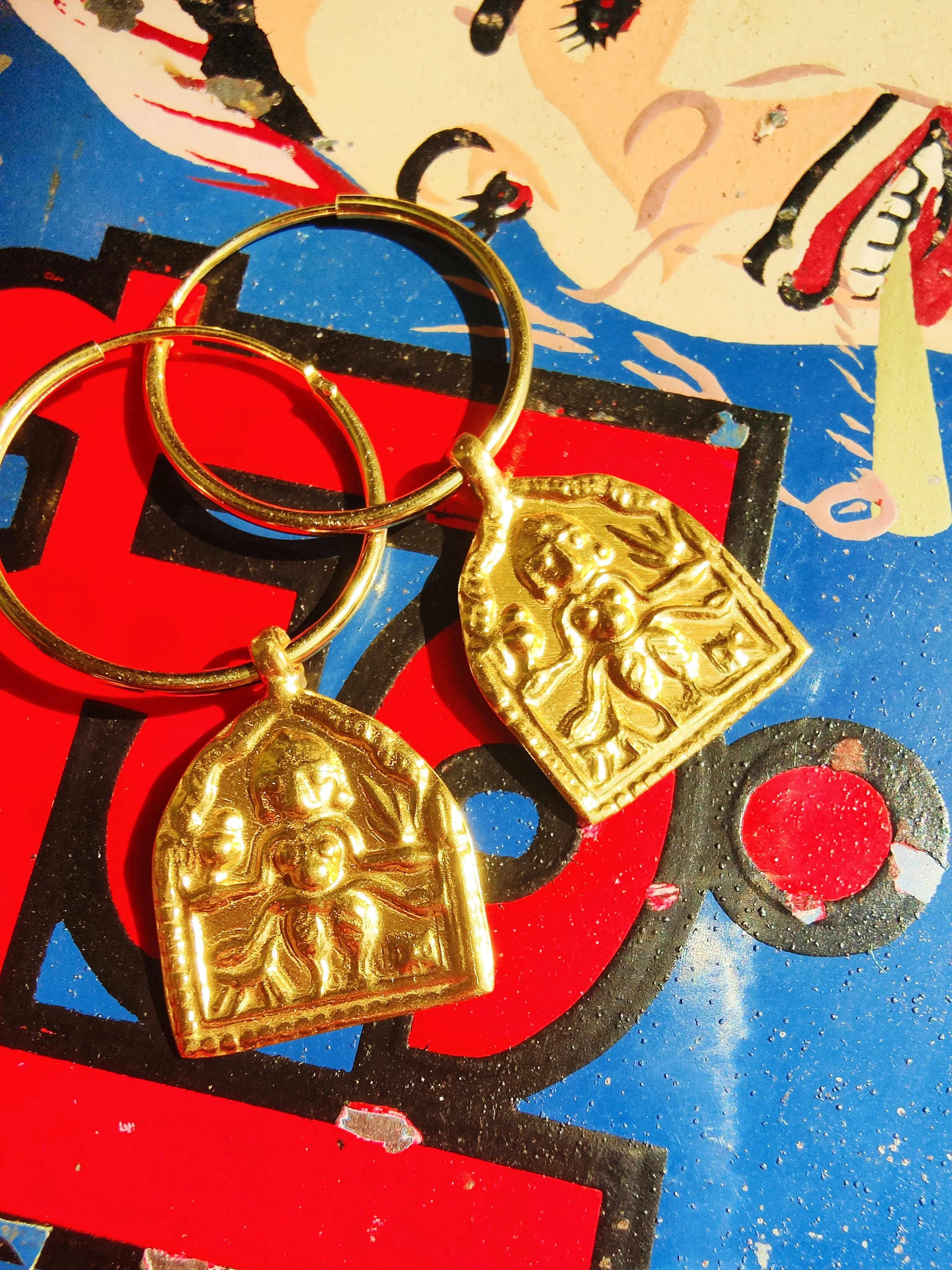 Rajasthani goddess hoops