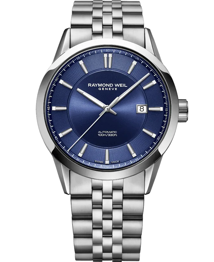 Raymond Weil Freelancer Automatic Blue on Bracelet