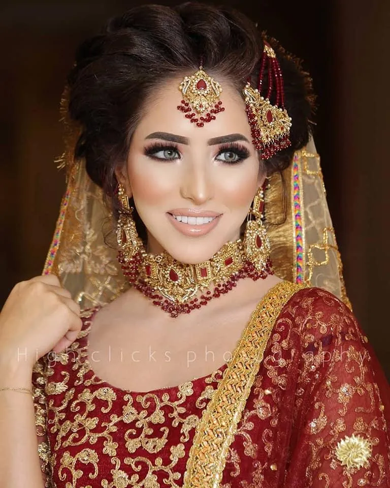 Red Stones Antique Jewellery Set #J4231