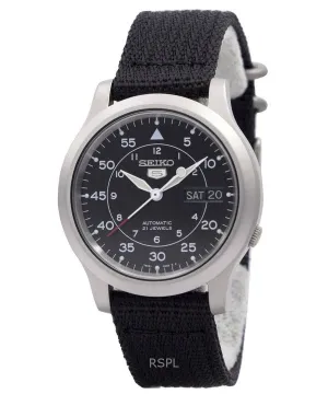 Refurbished Seiko 5 Military Black Dial Automatic SNK809K2 Men's Watch