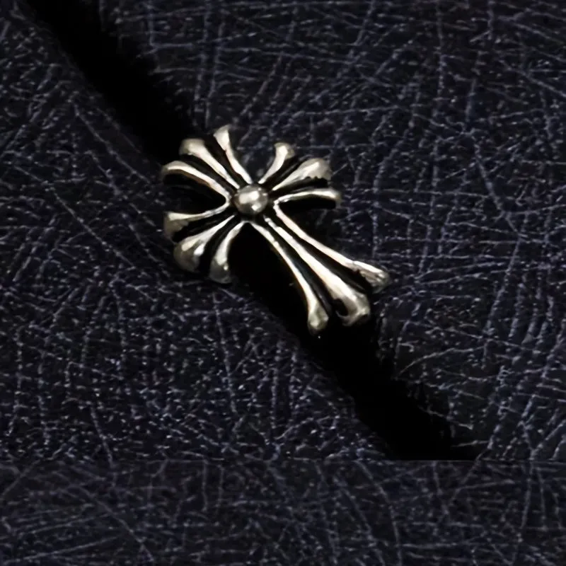 Retro Cross Stud Earrings Metal Small Ear Drop Earrings