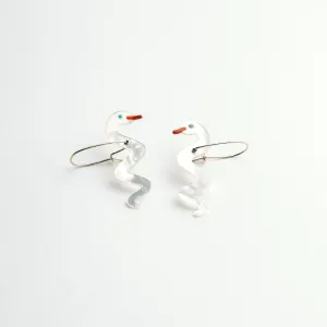 RForm Mother of Pearl Snake Earrings