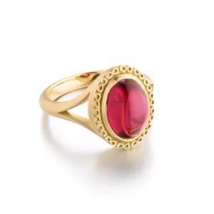 Rhodolite Garnet Ring