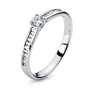 Ring 4er-Krappe 14 kt WG