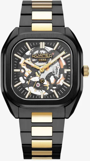 Roamer Mechano Black Skeleton Watch