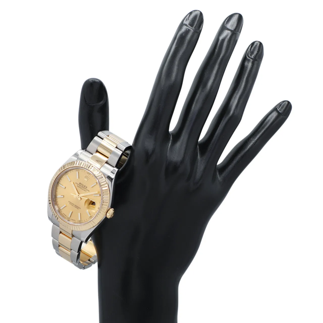 Rolex 18K Yellow Gold Stainless Steel Datejust 41 126333
