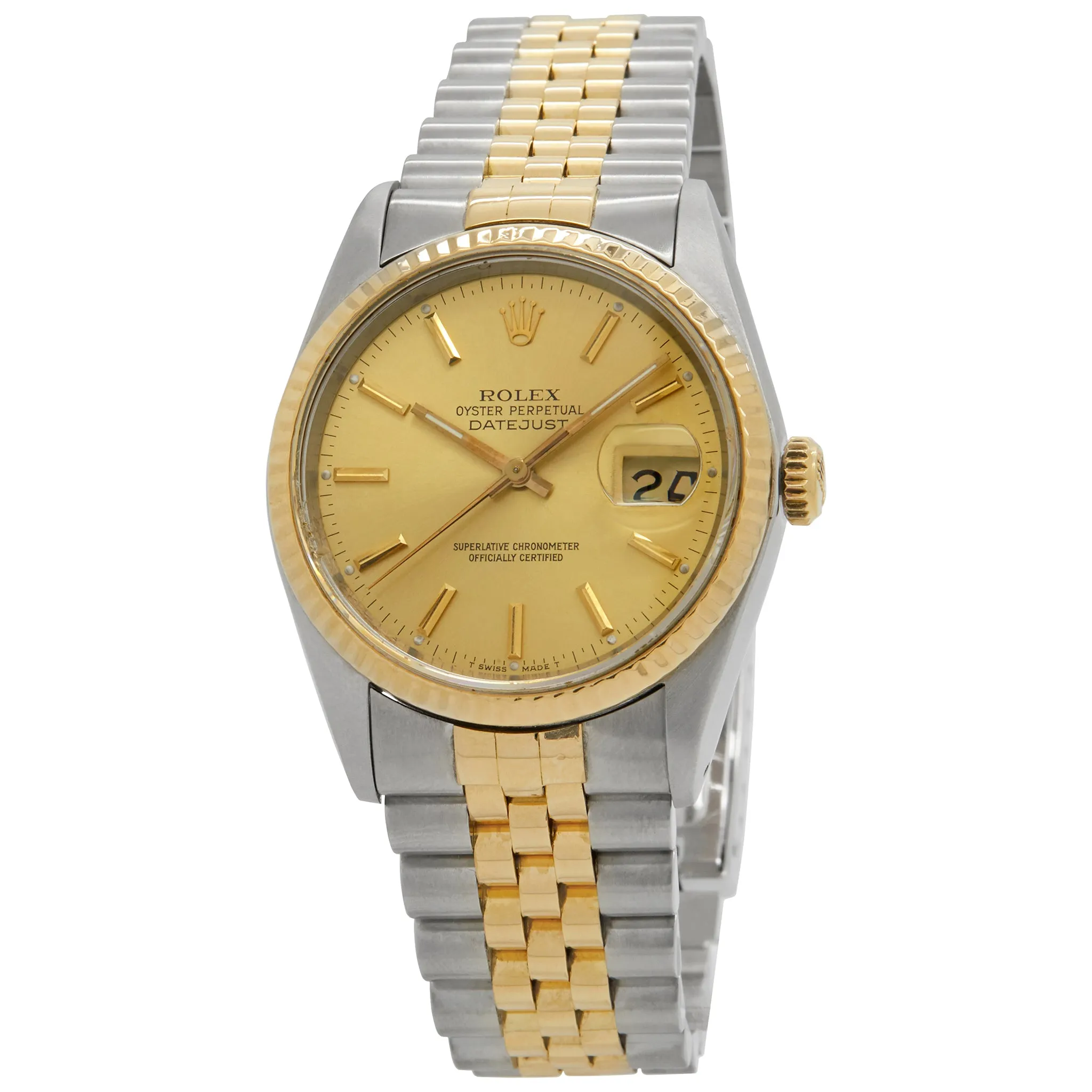 Rolex Datejust 16233 Black Dial Automatic Watch
