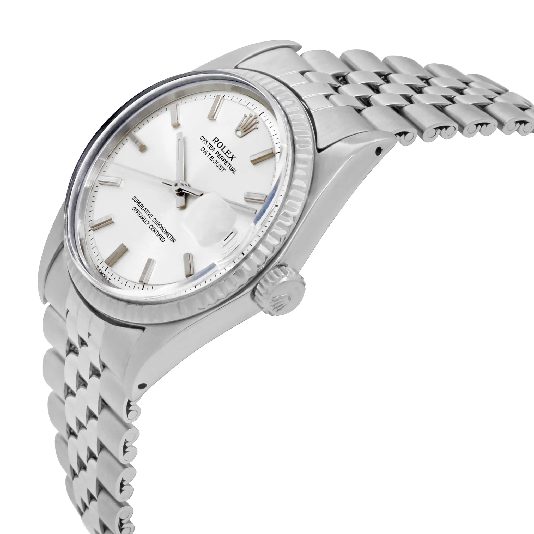 Rolex Datejust 36mm 1601 Silver-tone Dial Automatic Watch